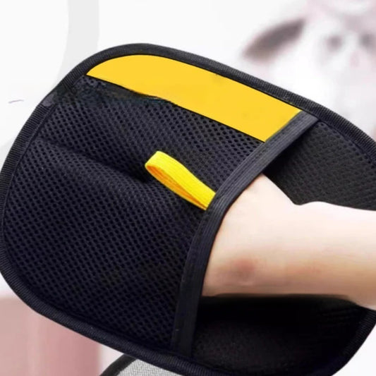Pet Hair Remover Grooming Glove – Gentle Deshedding & Massage Brush for Cats & Dogs